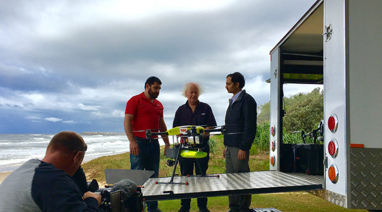 ออสเตรเลียเริ่มใช้ Drone ผสาน AI ตรวจจับและแจ้งเตือนปลาฉลามตามชายหาด แม่นยำ 90%