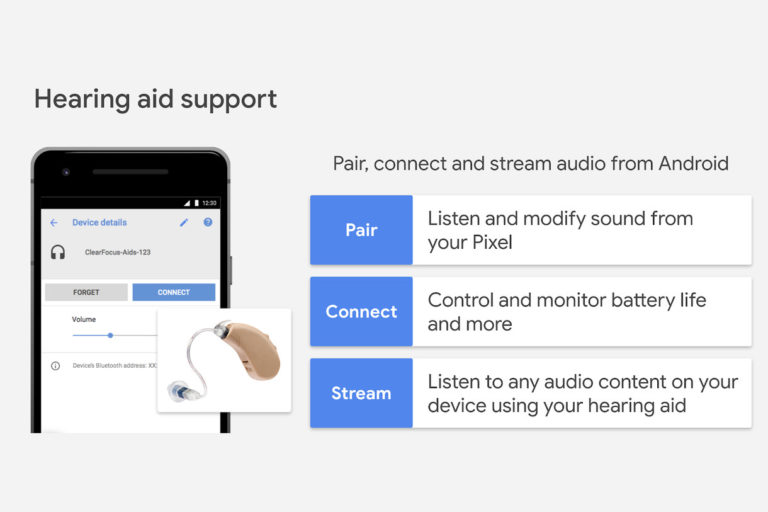 Google กำลังพัฒนาระบบสนับสนุนเครื่องช่วยฟังบน Android