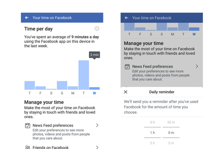 Facebook เพิ่มฟีเจอร์ใหม่ ดูได้ว่าใช้เวลากับ Facebook ไปมากน้อยแค่ไหนในแต่ละวัน