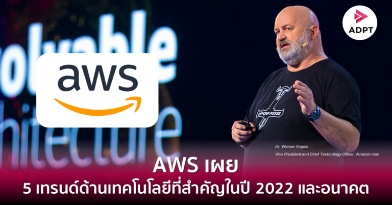 [Guest Post] AWS เผย 5 เทรนด์ด้านเทคโนโลยีที่สำคัญในปี 2022 และอนาคต