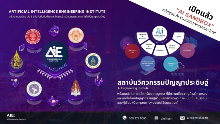 [Guest Post] เปิดแล้ววันนี้! “AI SANDBOX” หลักสูตร AI ร่วมหลักสูตรแรกของไทย กับความร่วมมือของ 6 สถาบันชั้นนำ