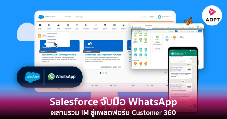 Salesforce จับมือ WhatsApp ผสานรวม IM สู่แพลตฟอร์ม Customer 360