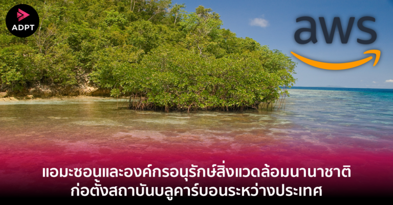 แอมะซอนและองค์กรอนุรักษ์สิ่งแวดล้อมนานาชาติ ก่อตั้งสถาบันบลูคาร์บอนระหว่างประเทศ [Guest Post]