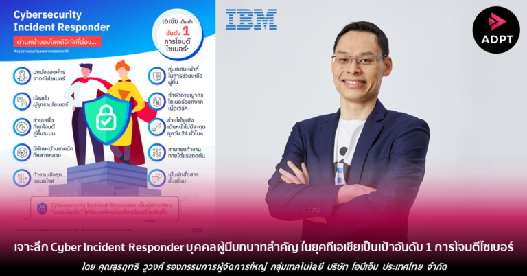เจาะลึก Cyber Incident Responder บุคคลผู้มีบทบาทสำคัญ ในยุคที่เอเชียเป็นเป้าอันดับ 1 การโจมตีไซเบอร์ [Guest Post]