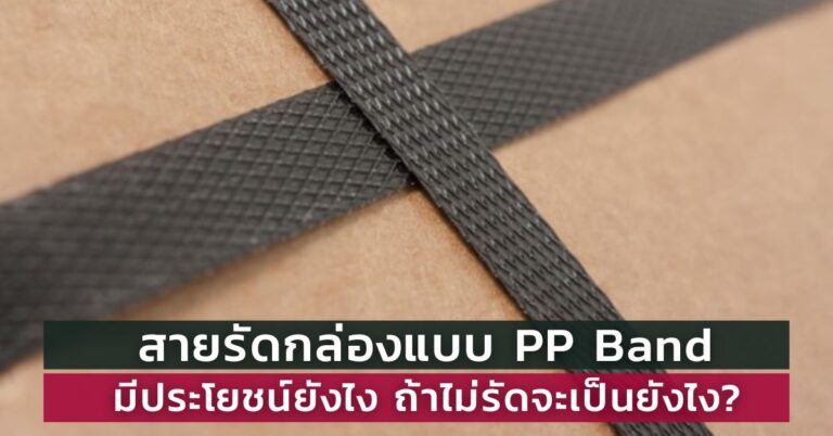 สายรัดกล่องแบบ PP Band มีประโยชน์ยังไง ถ้าไม่รัดจะเป็นยังไง [Guest Post]