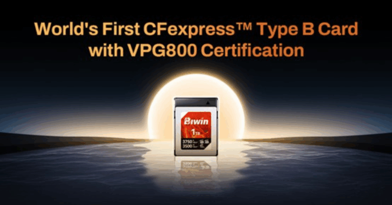Biwin เปิดตัว “Biwin Amber CB500” การ์ด CFexpress Type B รุ่นแรกของโลกที่ได้รับการรับรองมาตรฐาน VPG800 [PR]