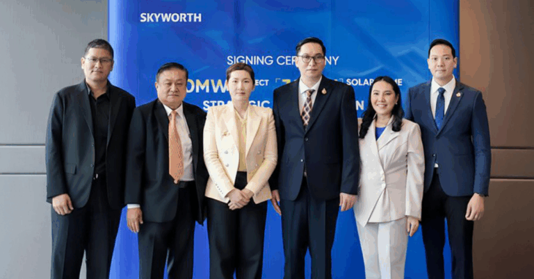 SKYWORTH PV จับมือ Solve System ลงนาม MOU พัฒนาโครงการโซลาร์ 120MW และโซลาร์โฮม 30MW ในไทย [PR]