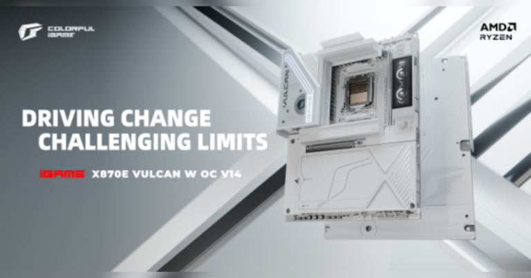 COLORFUL เปิดตัวเมนบอร์ด iGame X870E VULCAN W OC [PR]